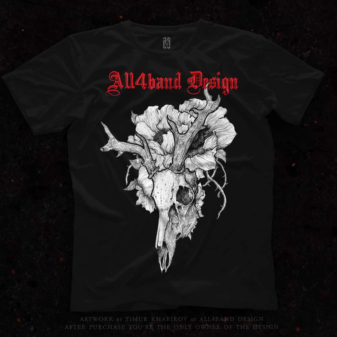 Shirt design 'Exodus' for sale
