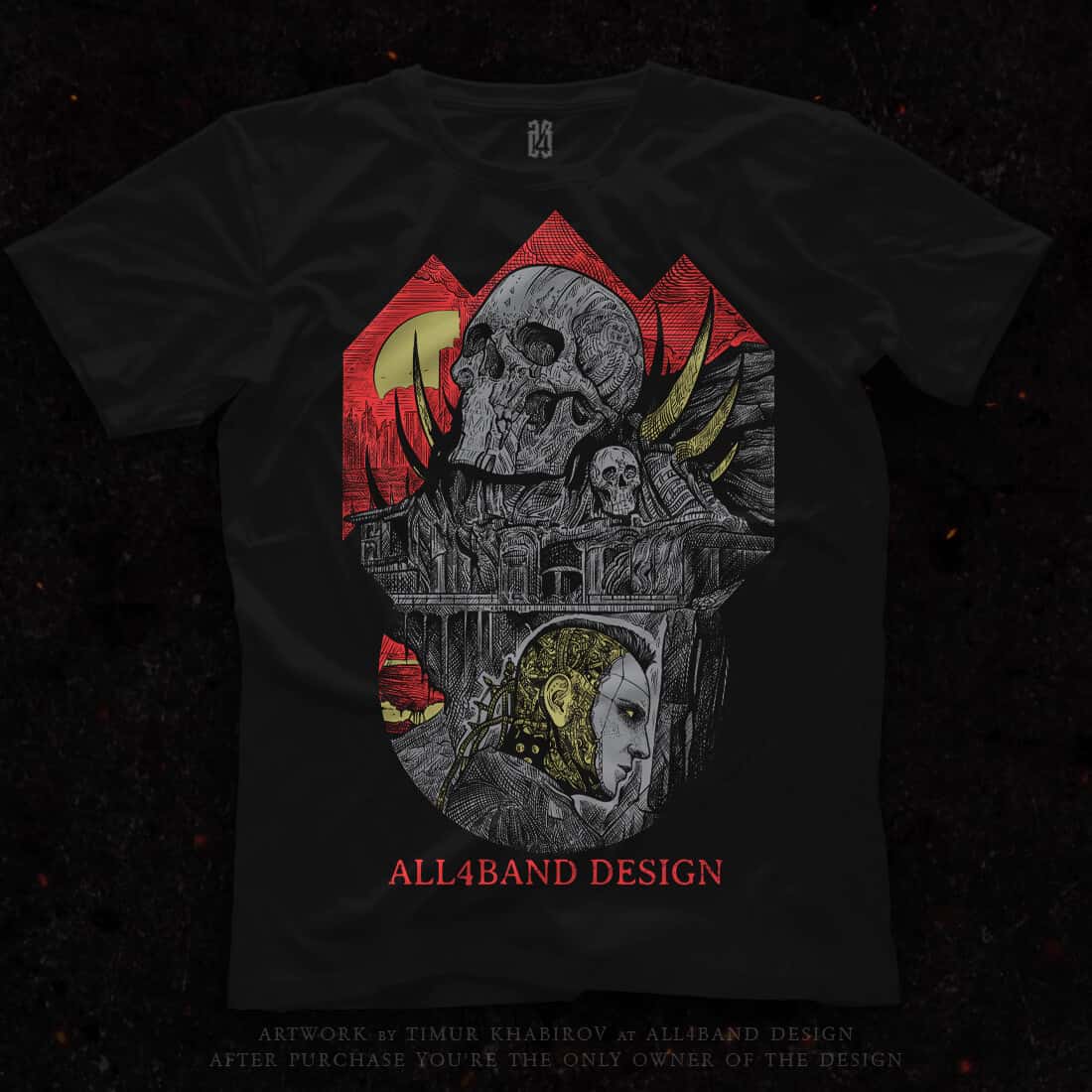 Shirt design 'Mars' for sale