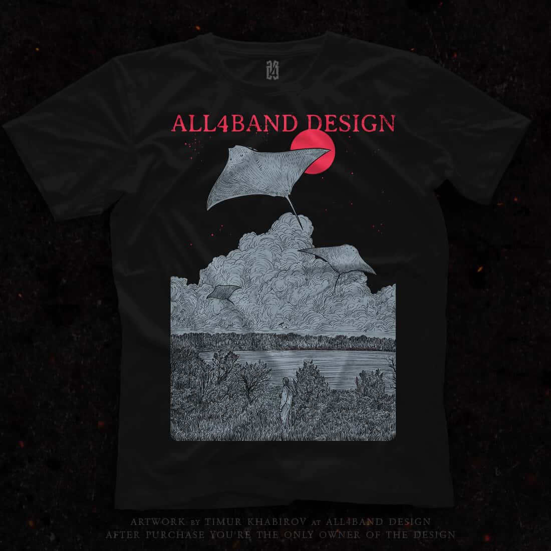 Shirt design 'The Evidence'
