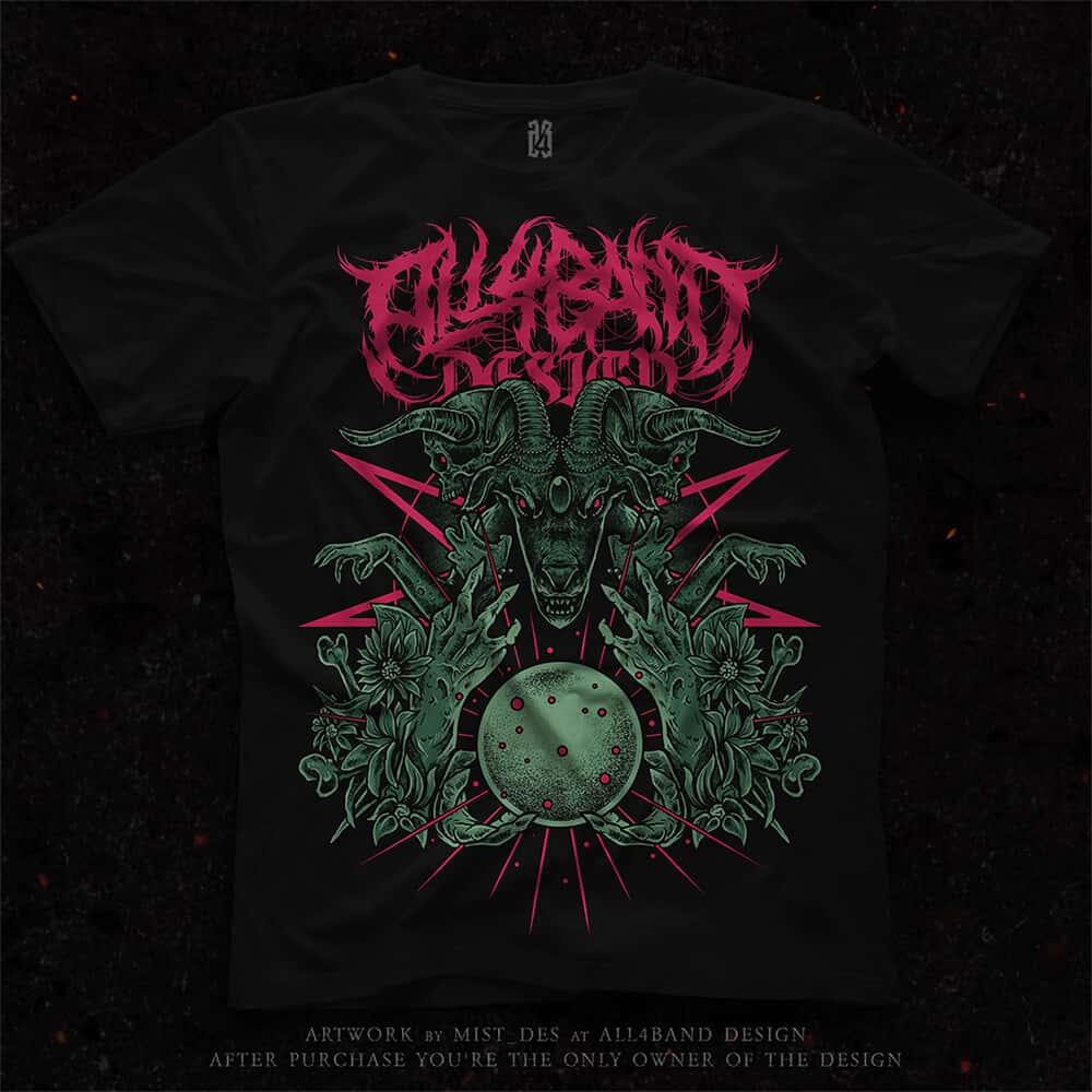 Shirt design 'Dark Craft'
