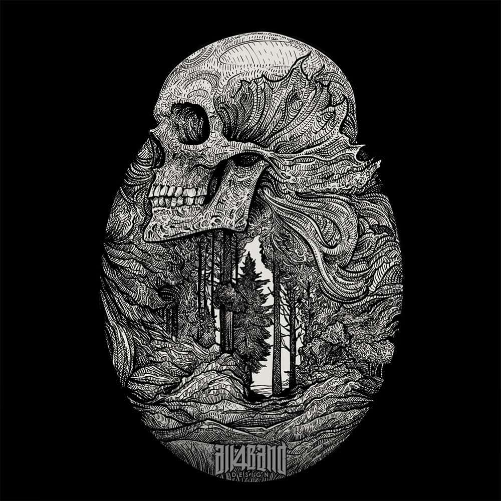 Metal band artwork titled Dark Forest