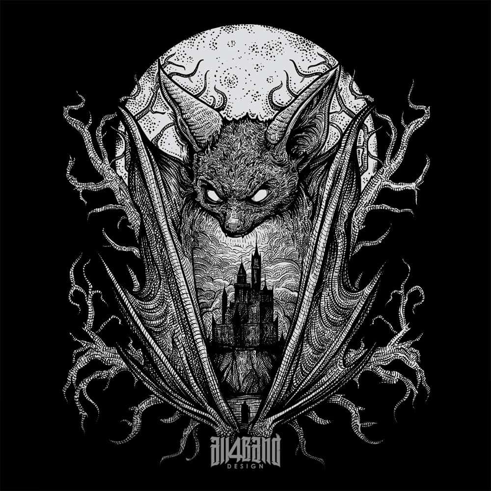 Metal band artwork titled Vampire's Castle