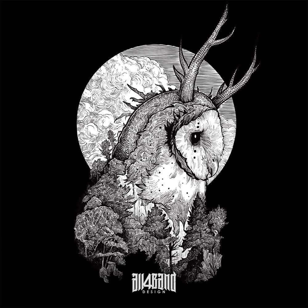 Metal band artwork titled Spirit Of The Forest