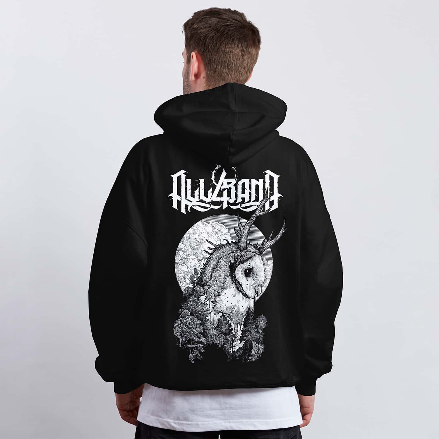Metal band hoodie design titled Spirit Of The Forest