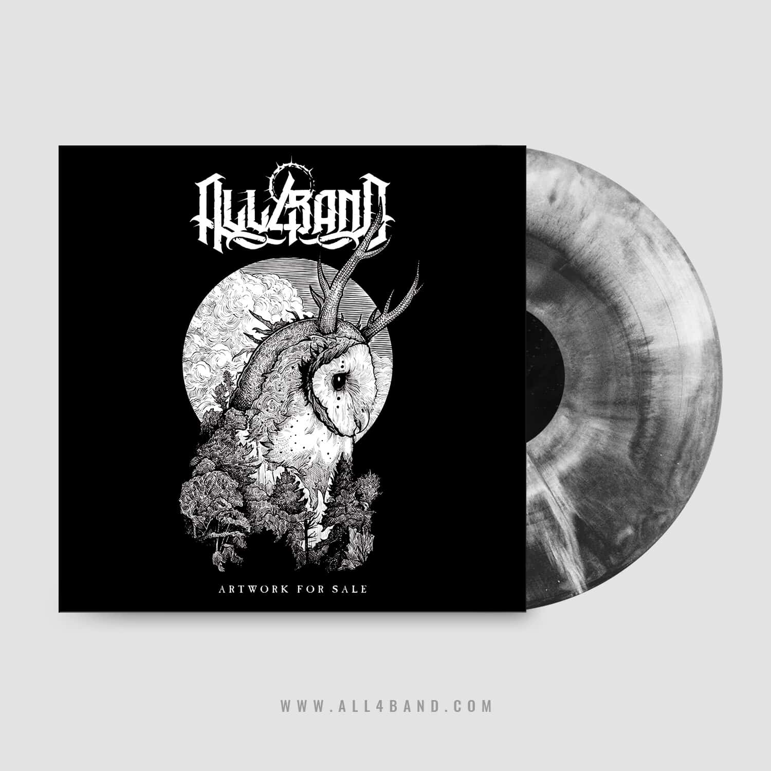Album cover art for metal bands titled Spirit Of The Forest