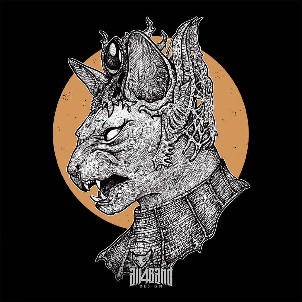 Metal band artwork titled Sphynx