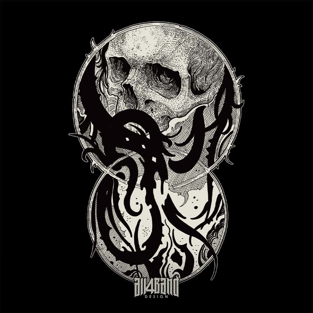 Metal band artwork titled Consumed by Void