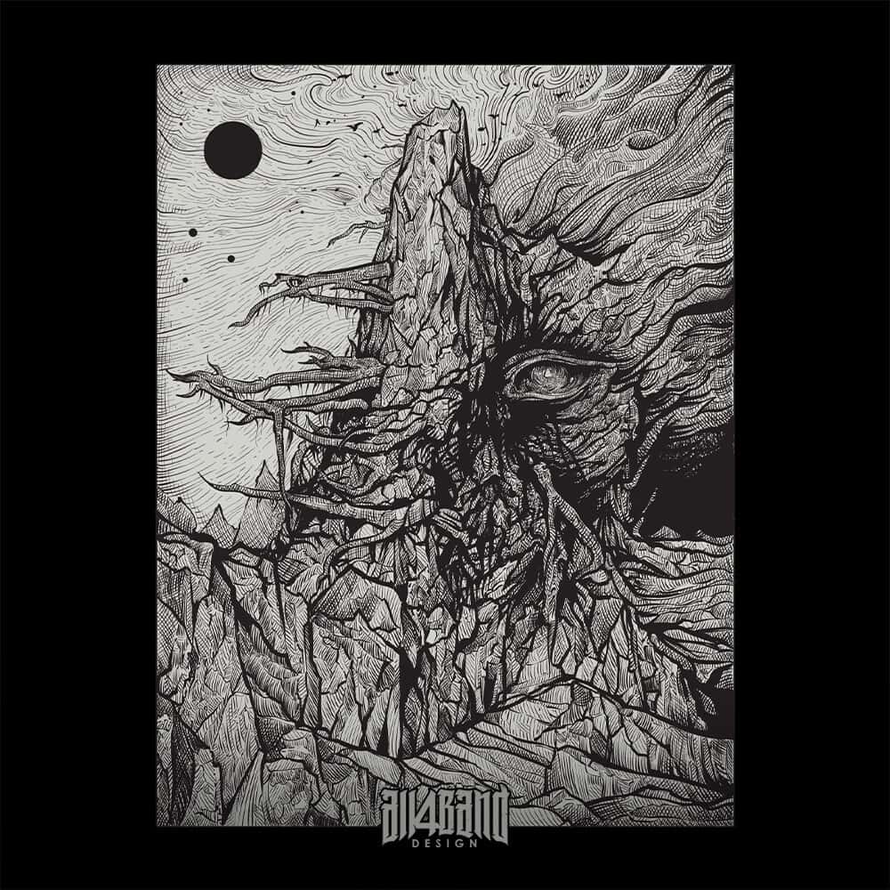 Metal band artwork titled Mountain Spirit