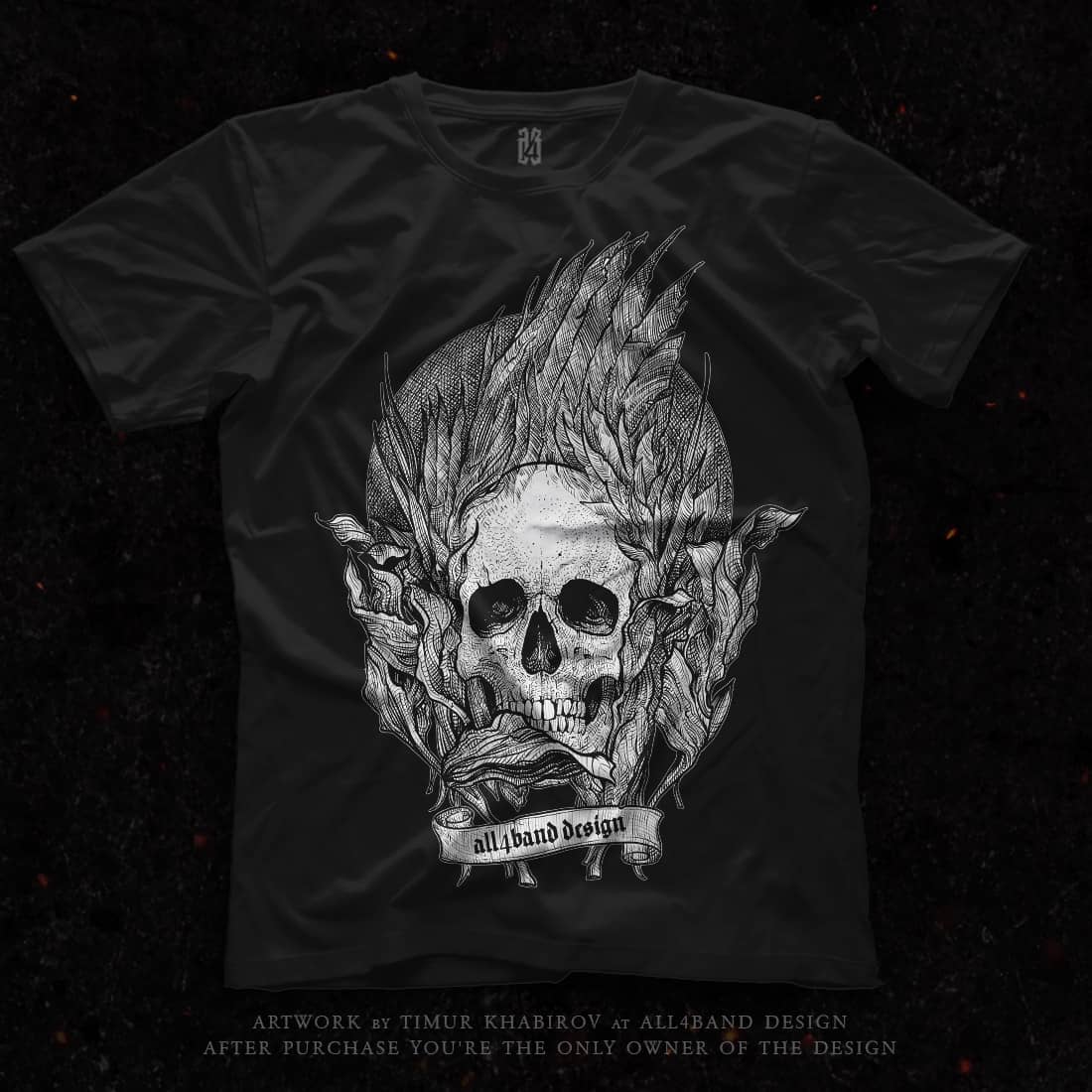 Skull and Wing
