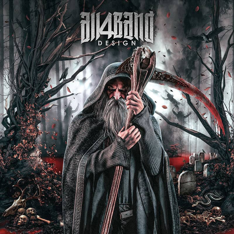 Metal band cover artwork titled Old Prophet