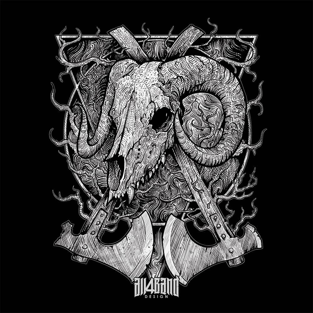 Metal band artwork titled Berserker