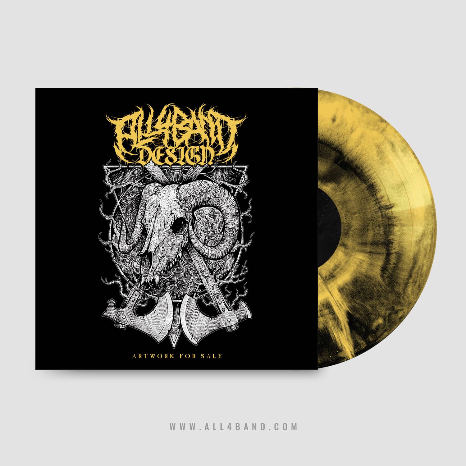 Album cover art for metal bands titled Berserker