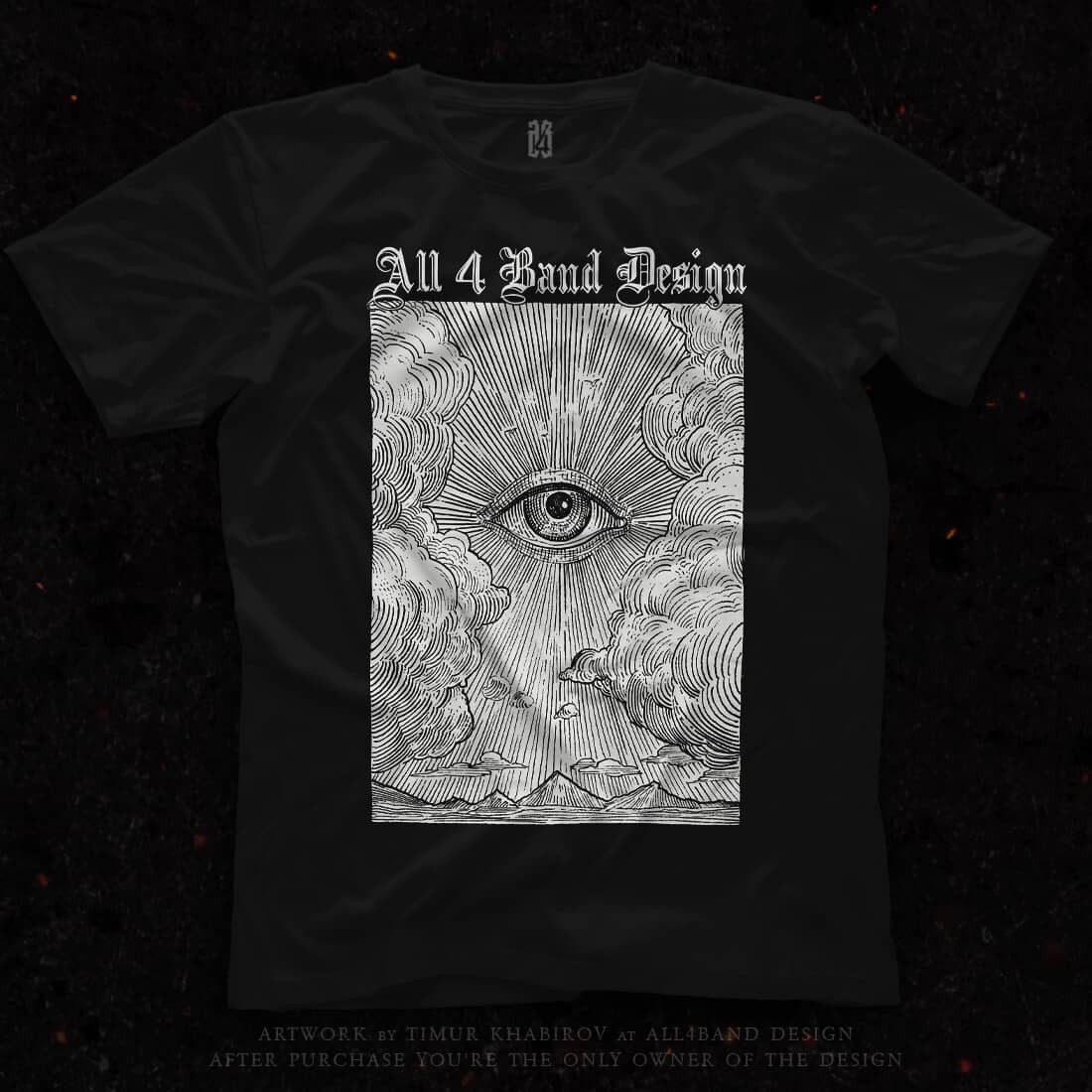 Shirt design 'All-Seeing Eye' for sale
