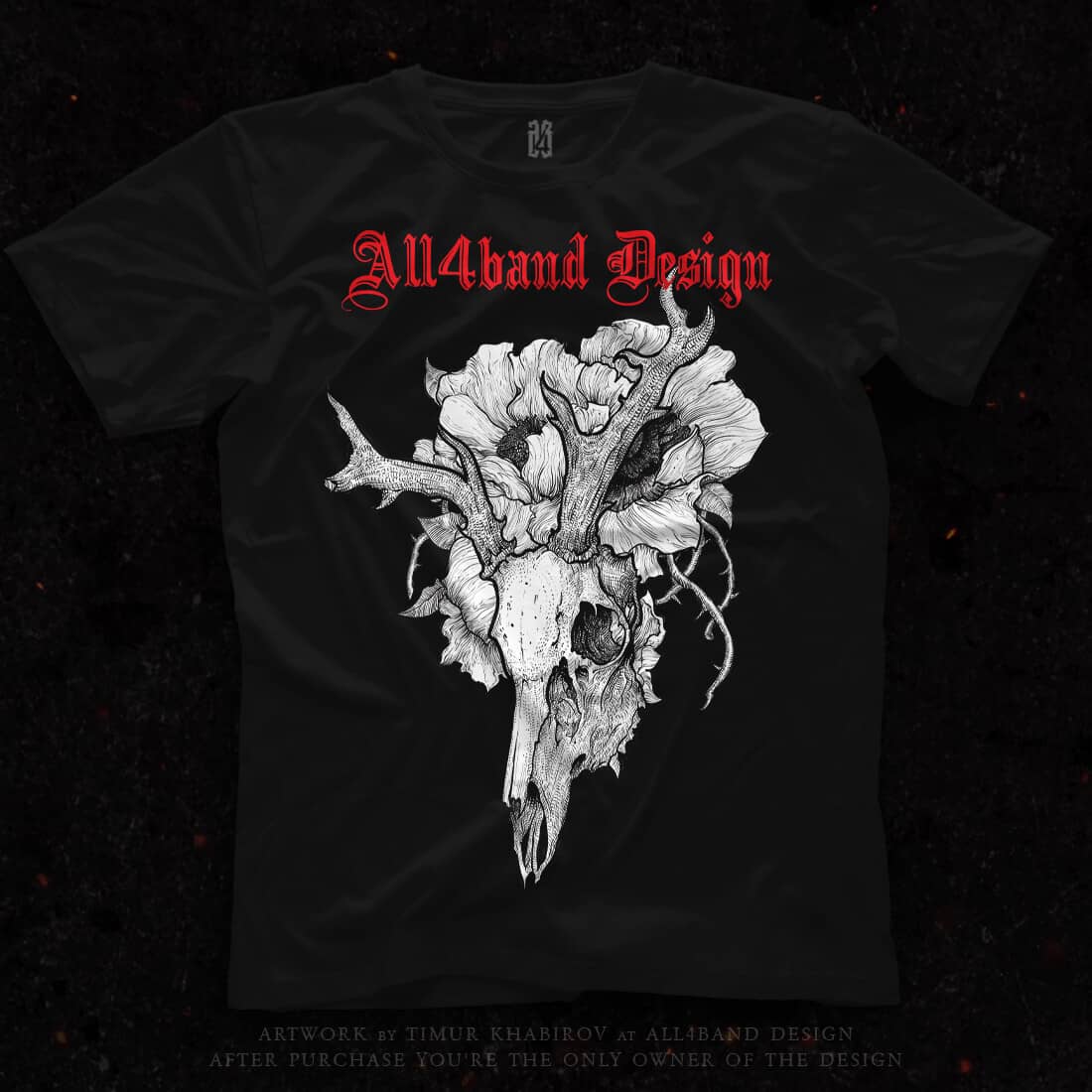 Shirt design 'Exodus' for sale