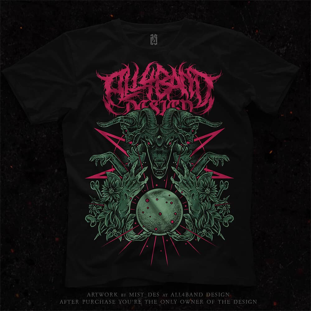 Shirt design 'Dark Craft'