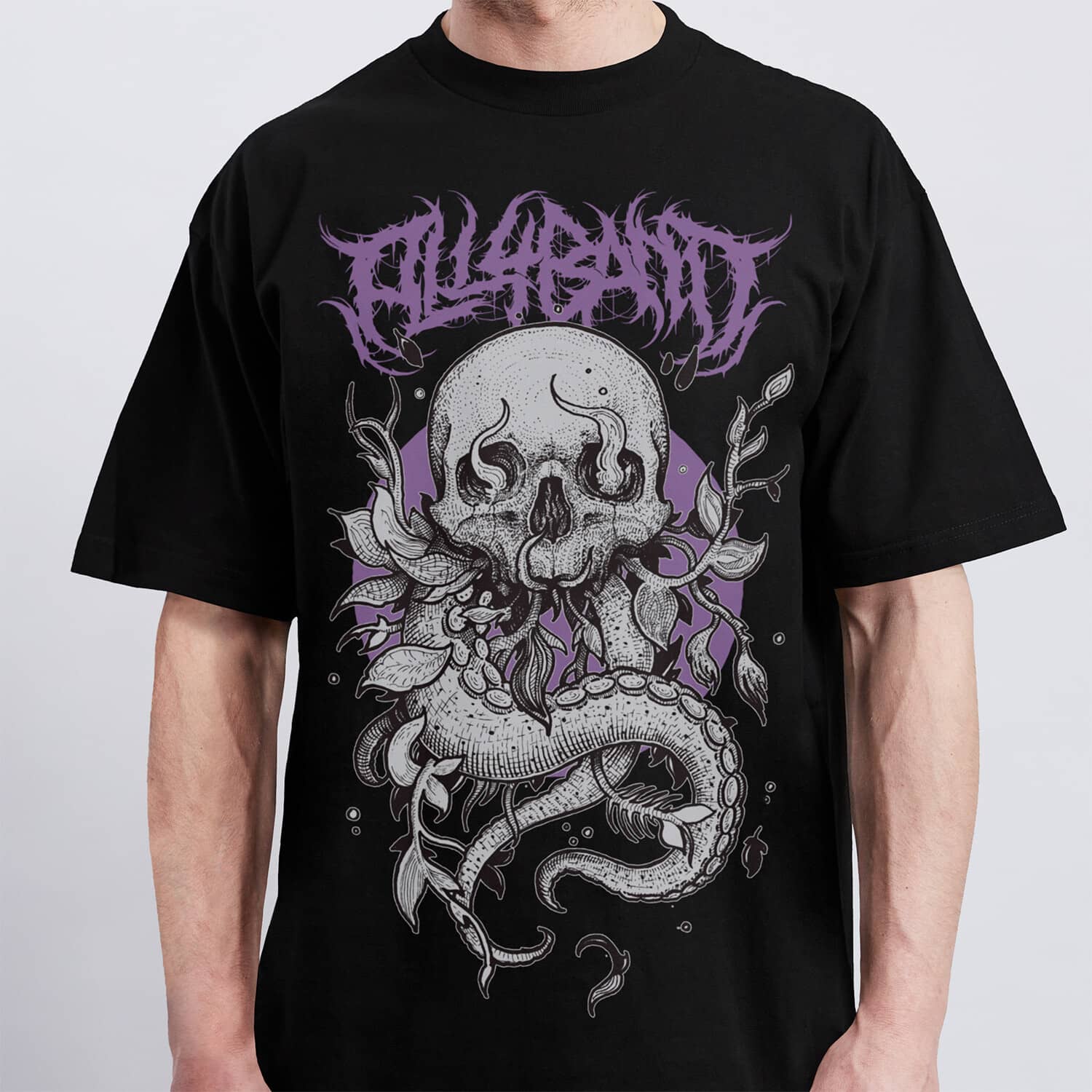 Metal band shirt design titled Horror From Abyss