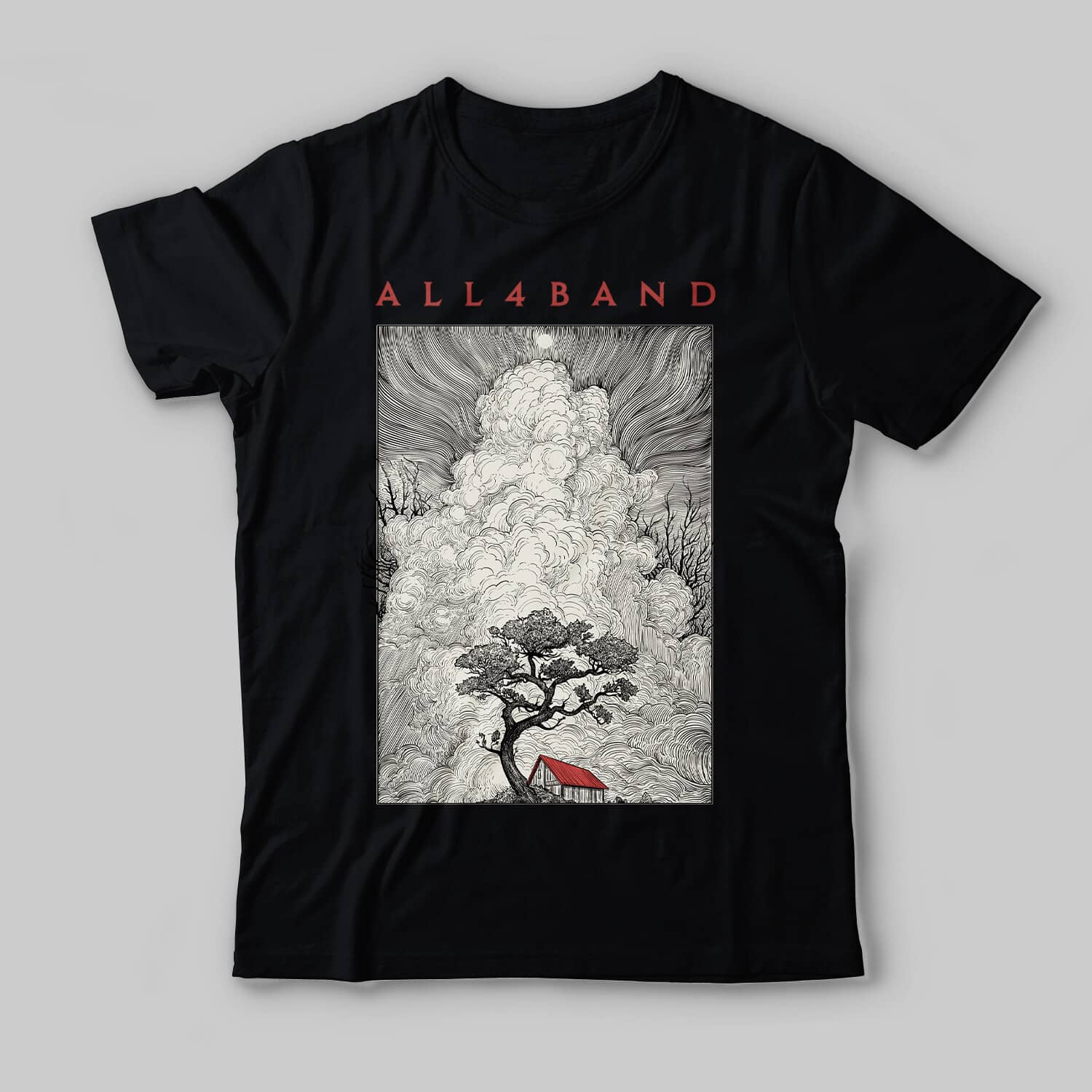 Shirt design 'Against The Storm'
