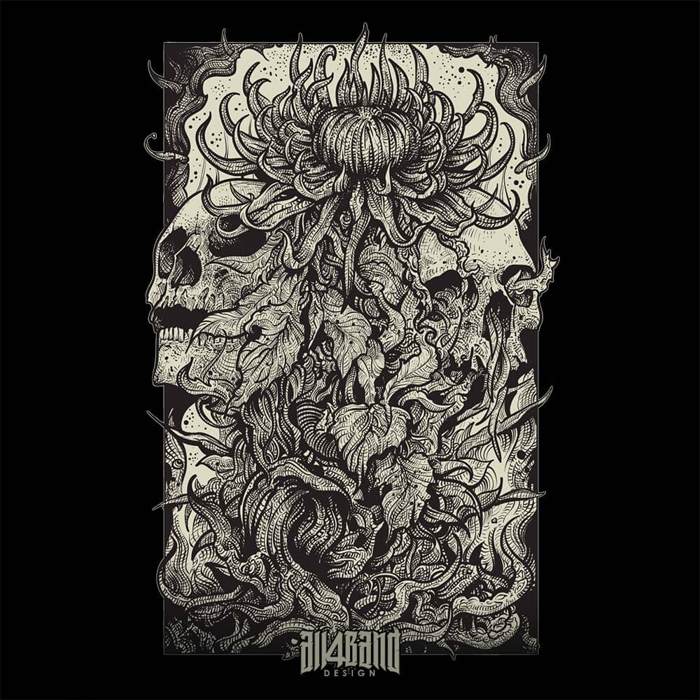 Death Bloom Metal band artwork titled Death Bloom
