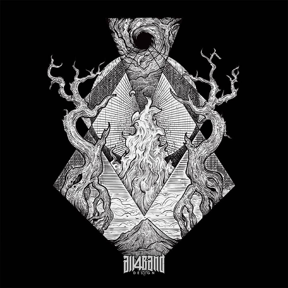Metal band artwork titled Black Hole