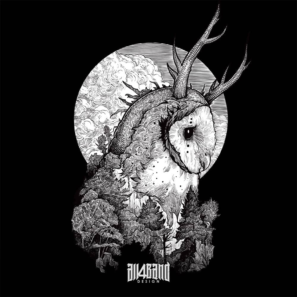 Metal band artwork titled Spirit Of The Forest
