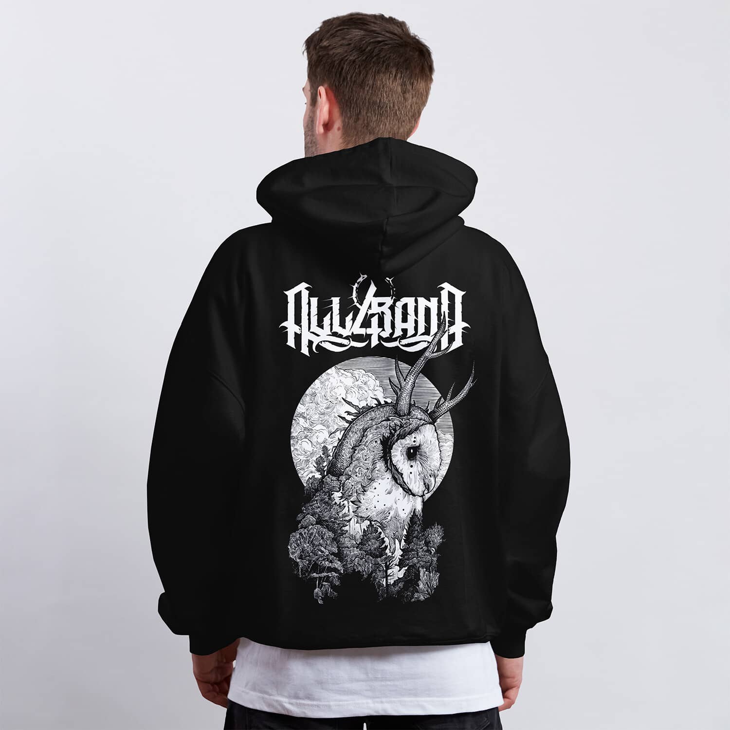 Metal band hoodie design titled Spirit Of The Forest