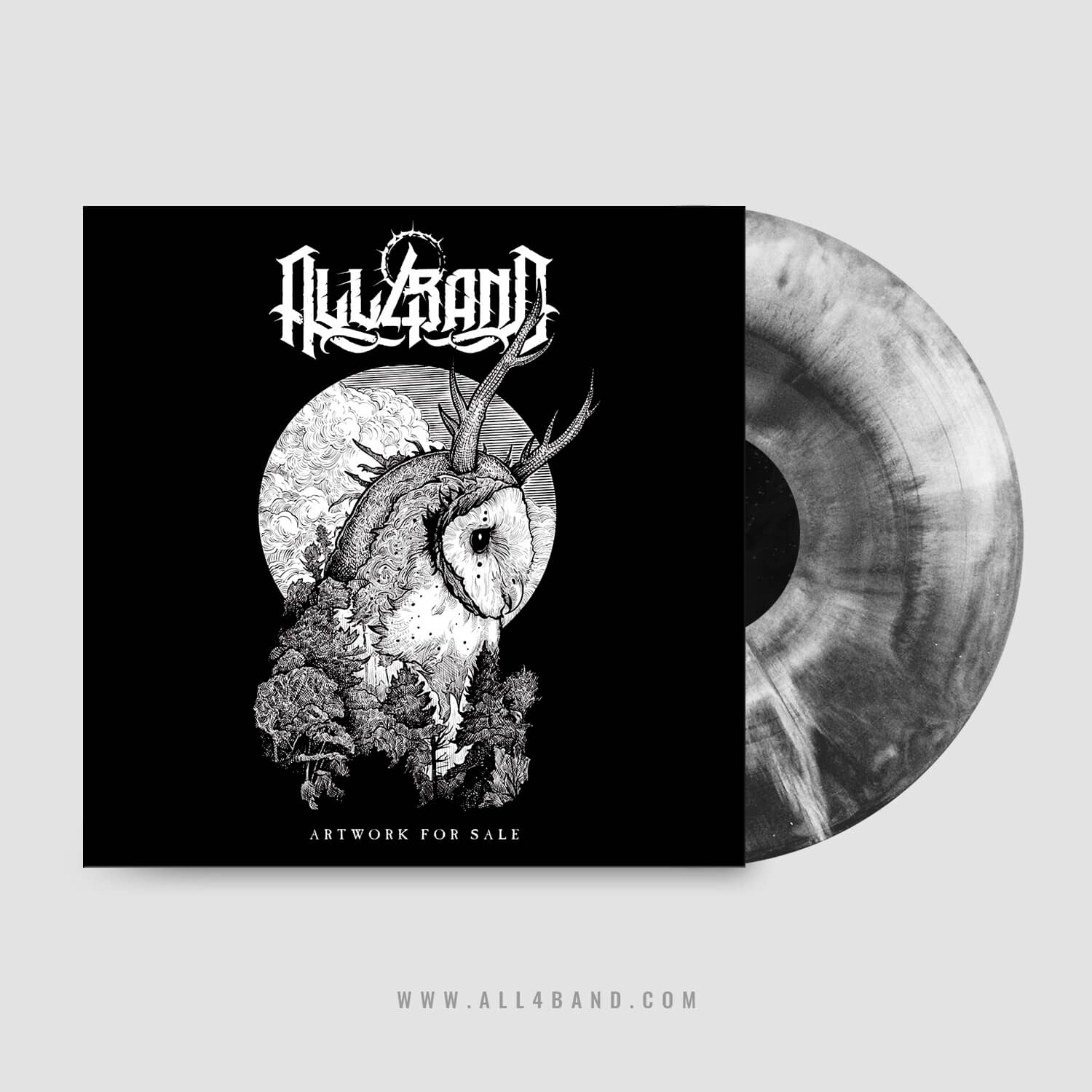 Album cover art for metal bands titled Spirit Of The Forest