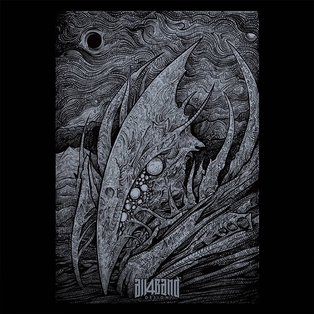 Metal band artwork titled Alien Creature