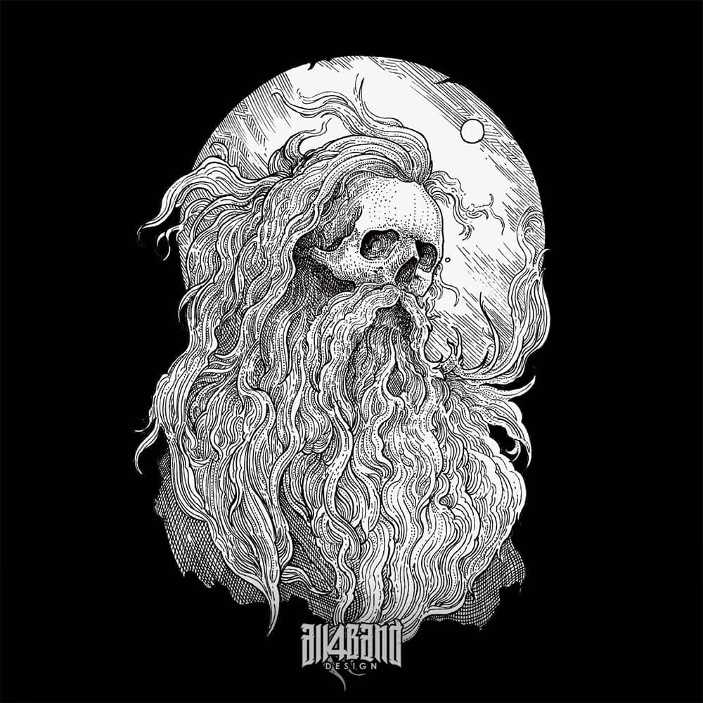 Metal band artwork titled The Wise Man