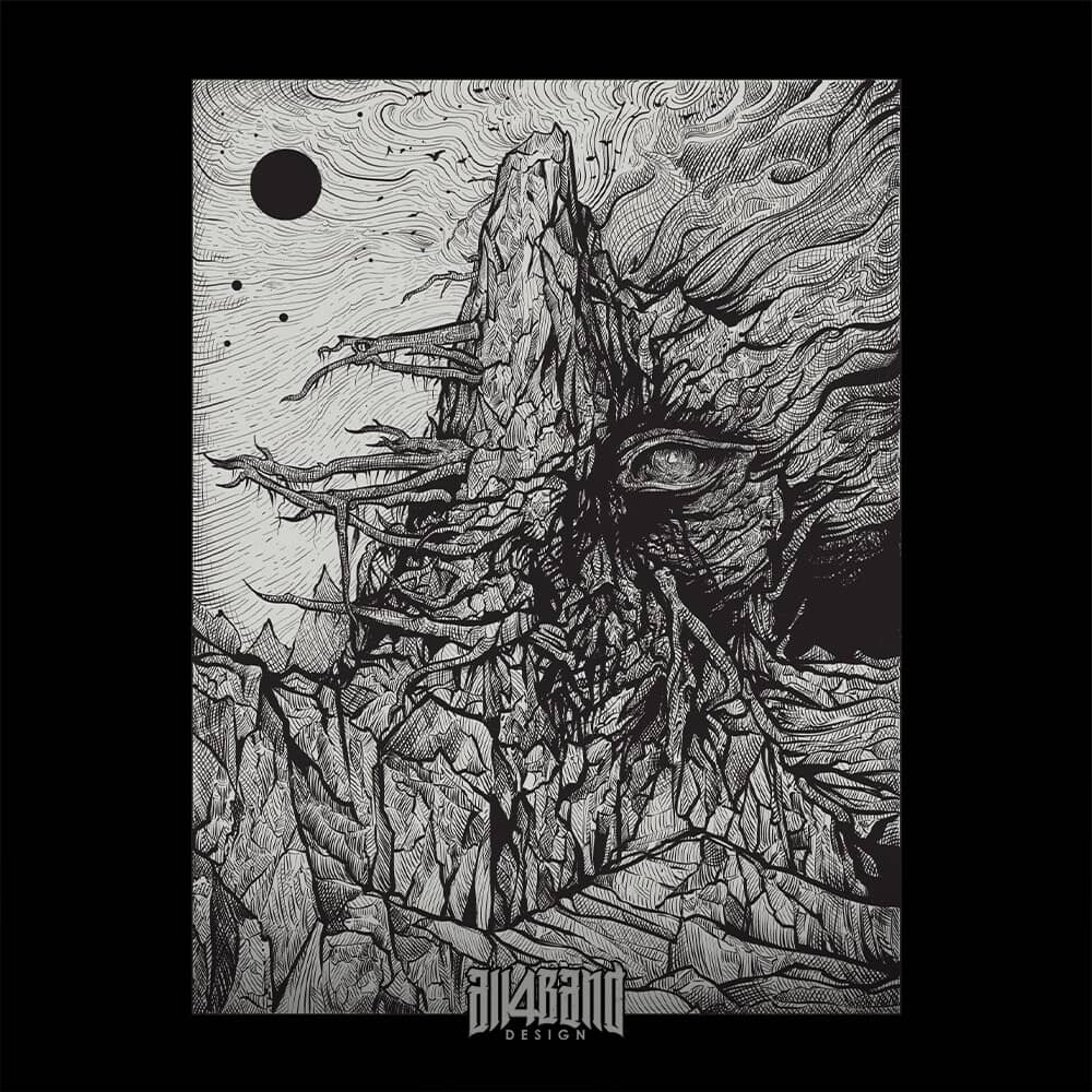 Metal band artwork titled Mountain Spirit