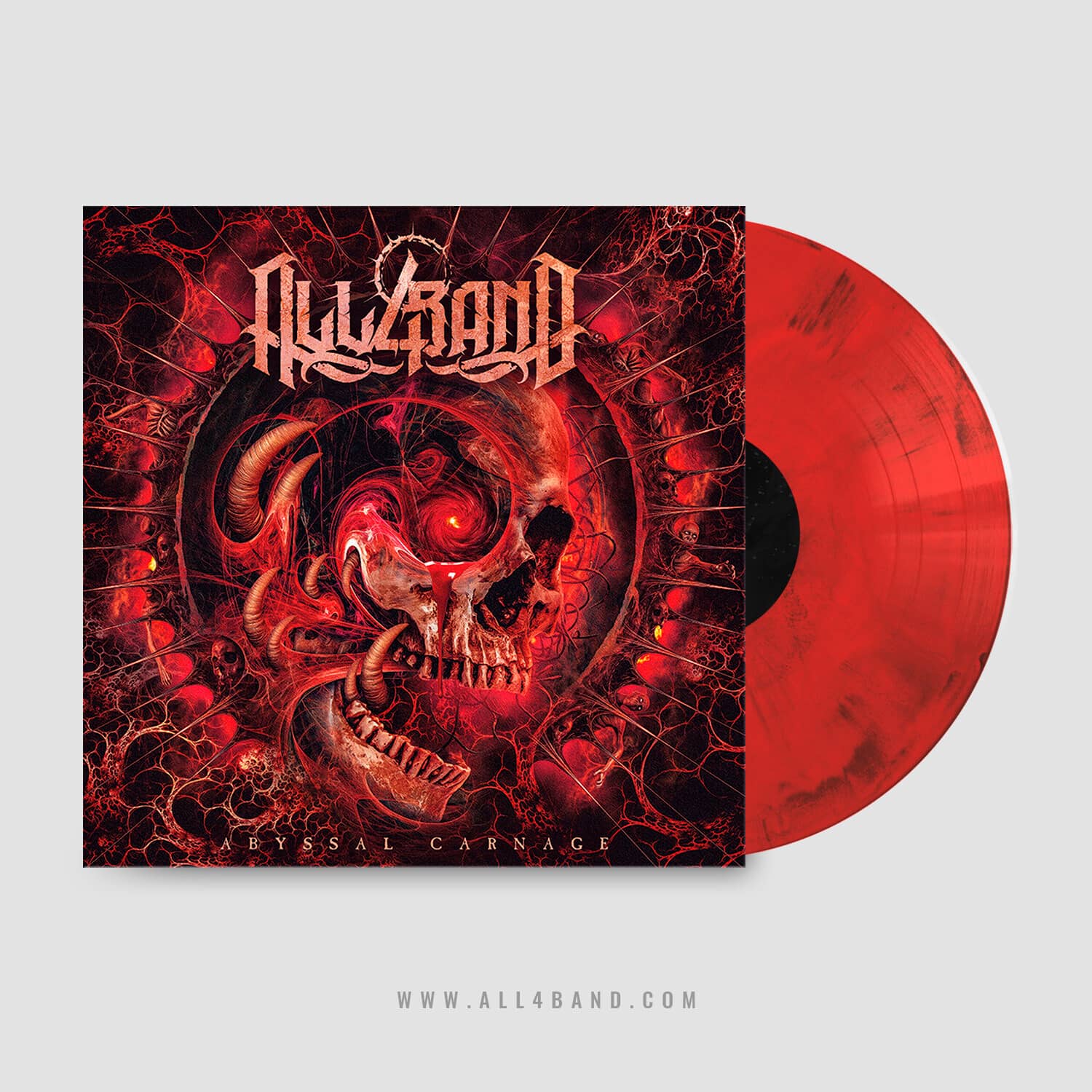 Album cover art for metal bands titled Abyssal Carnage