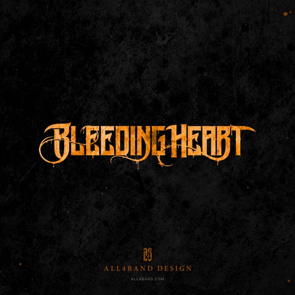 Logo design for Bleeding Heart