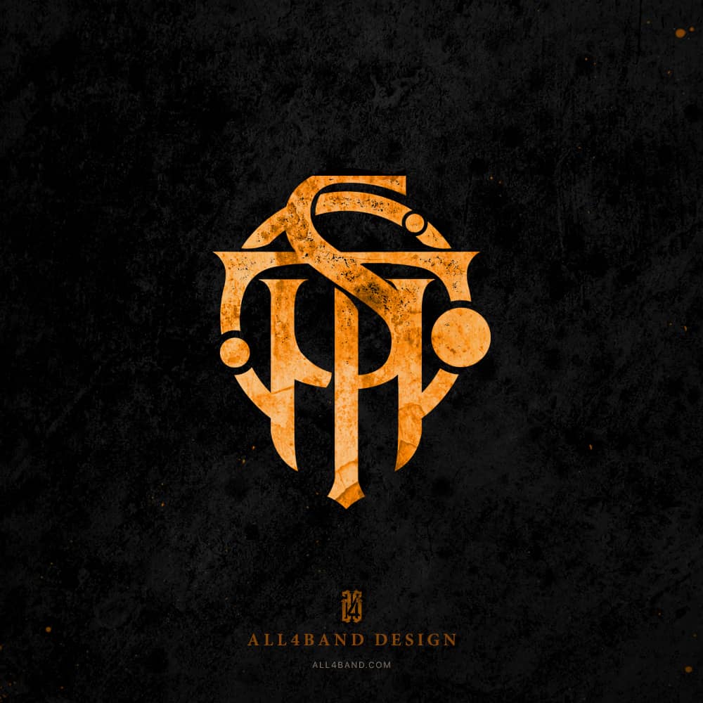 Custom metalcore band symbol for Shape The Hollow