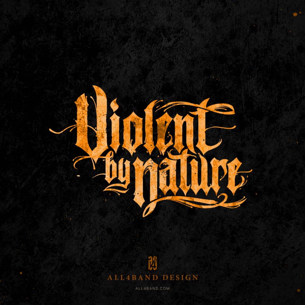 Logo design for Violent By Nature