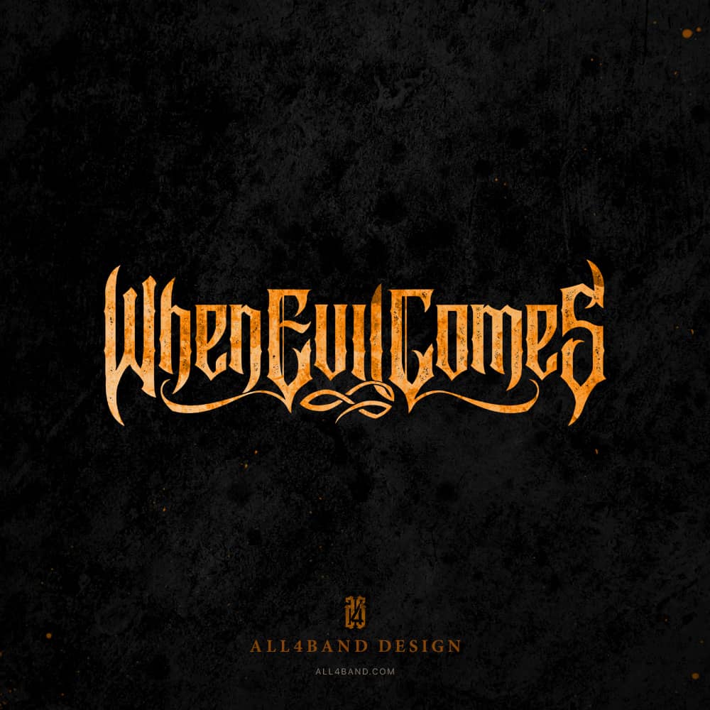 Logo design for When Evil Comes