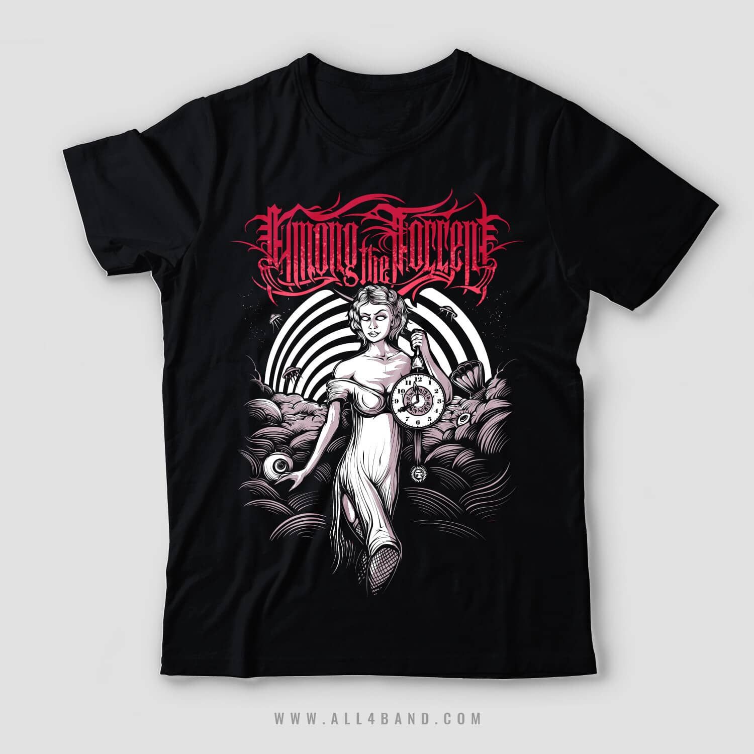 Shirt design for Among The Torrent