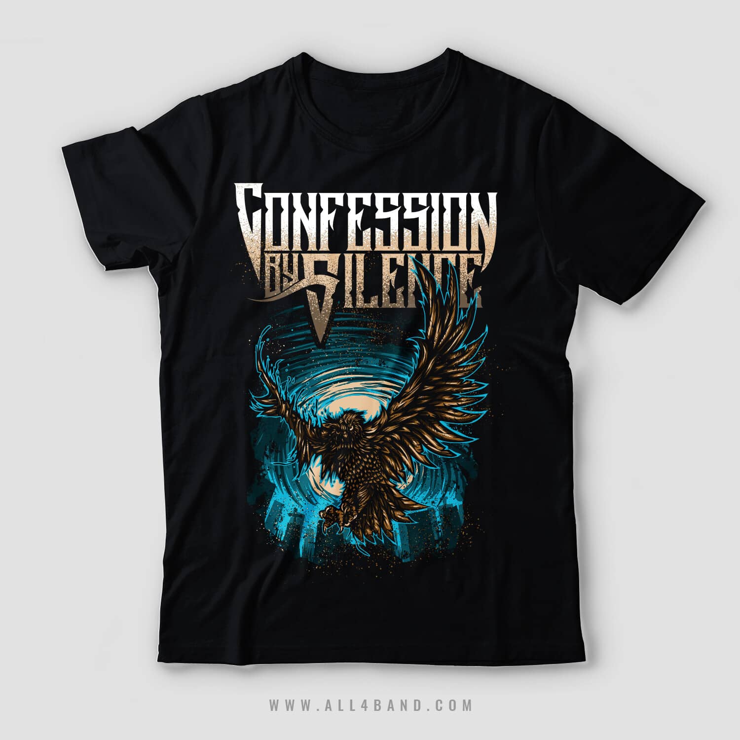 Shirt design for Confession By Silence