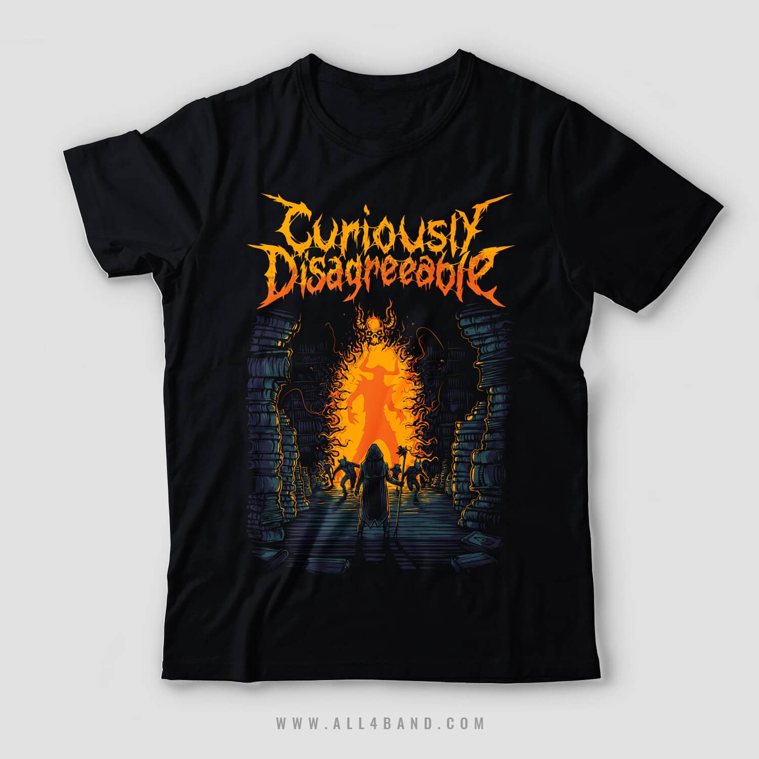 Shirt design for Curiously Disagreeable