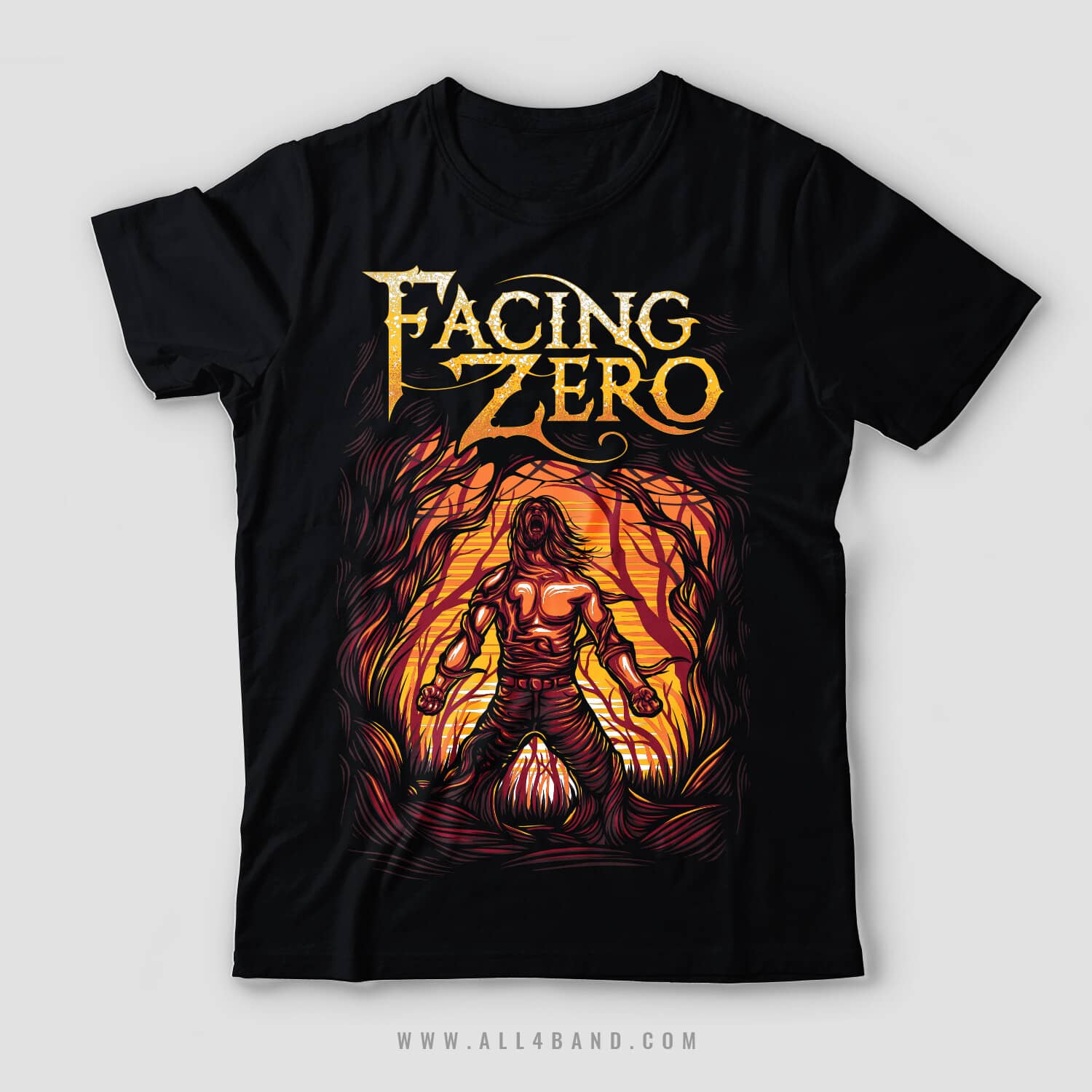 Shirt design for Facing Zero