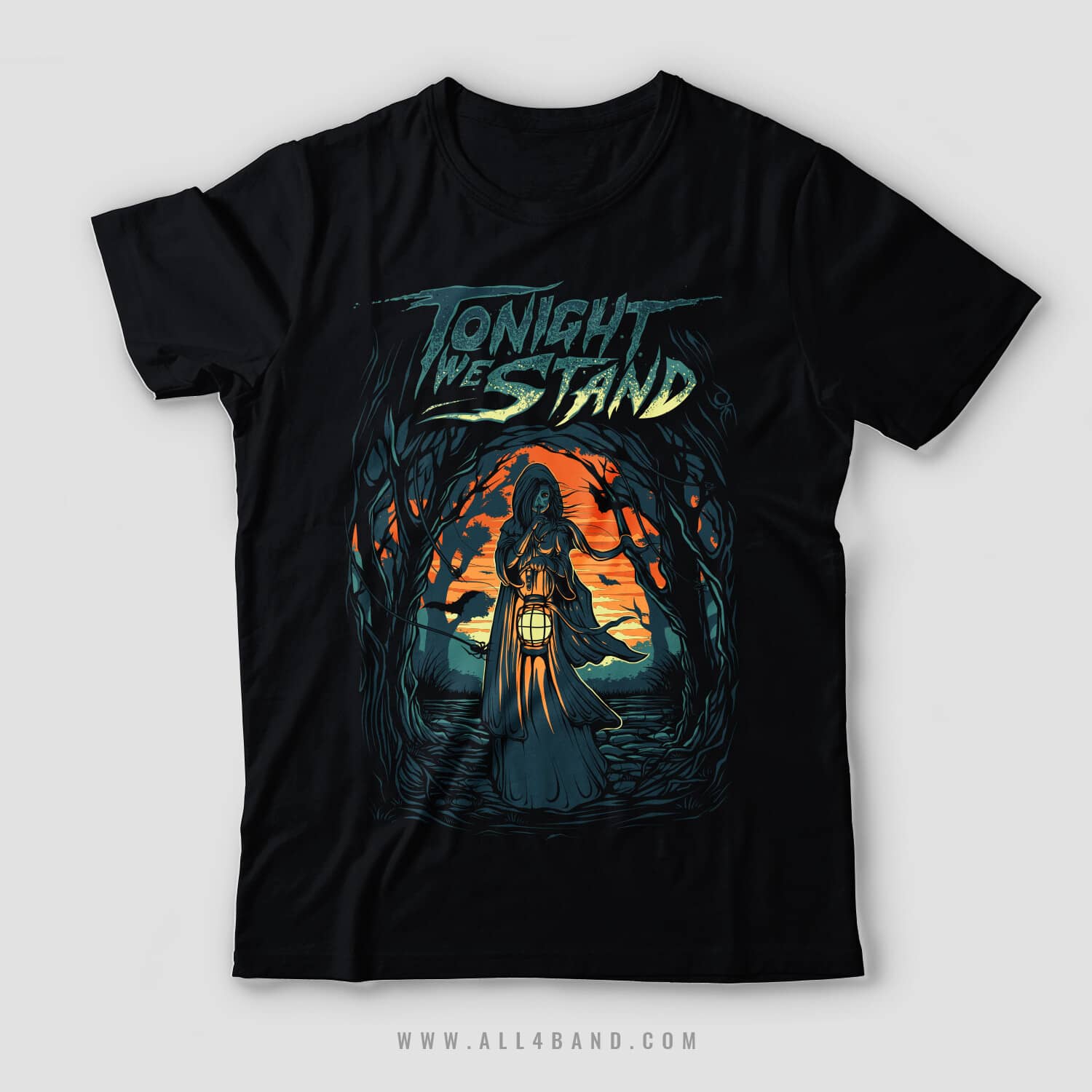 Shirt design for Tonight We Stand