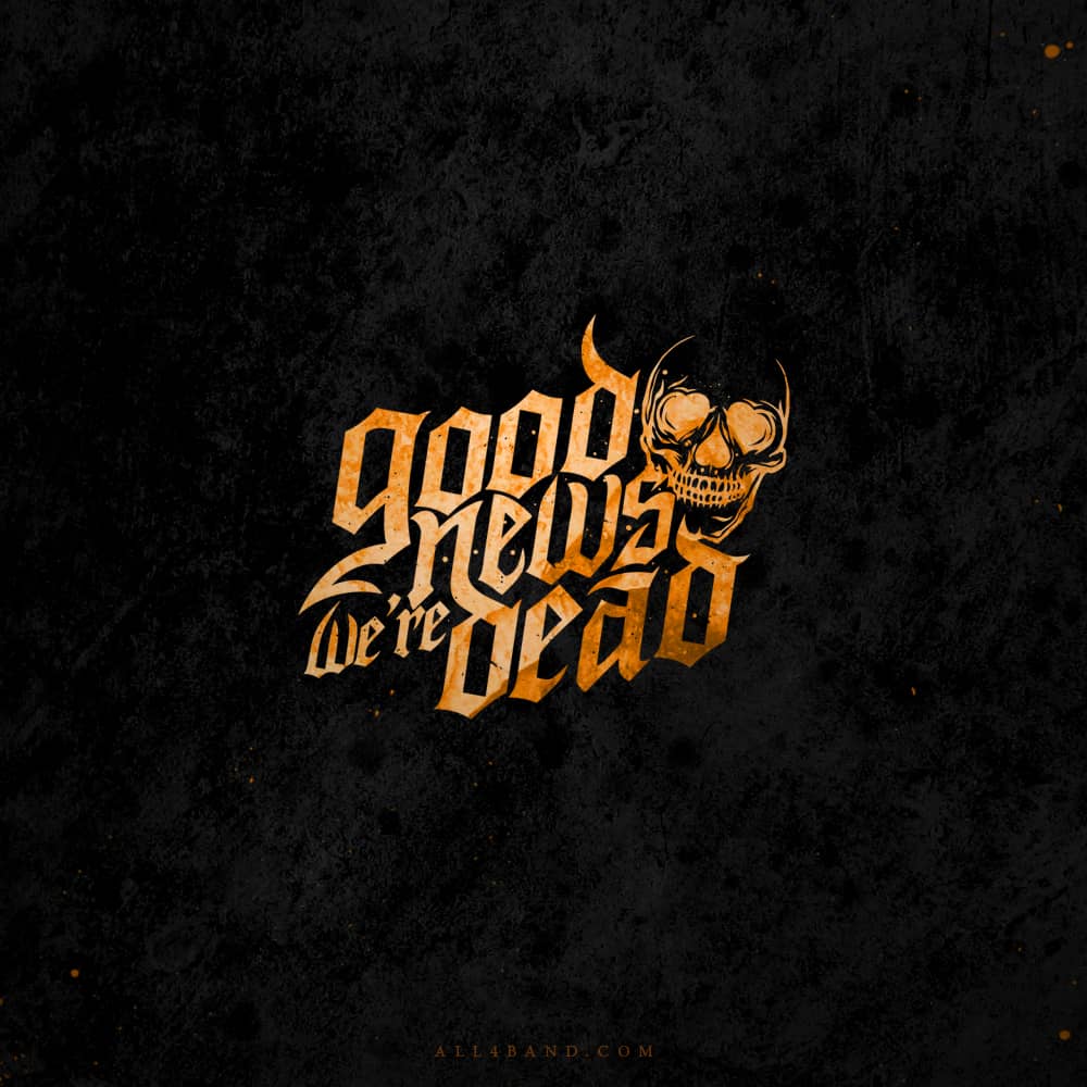 Logo design for Good News We're Dead