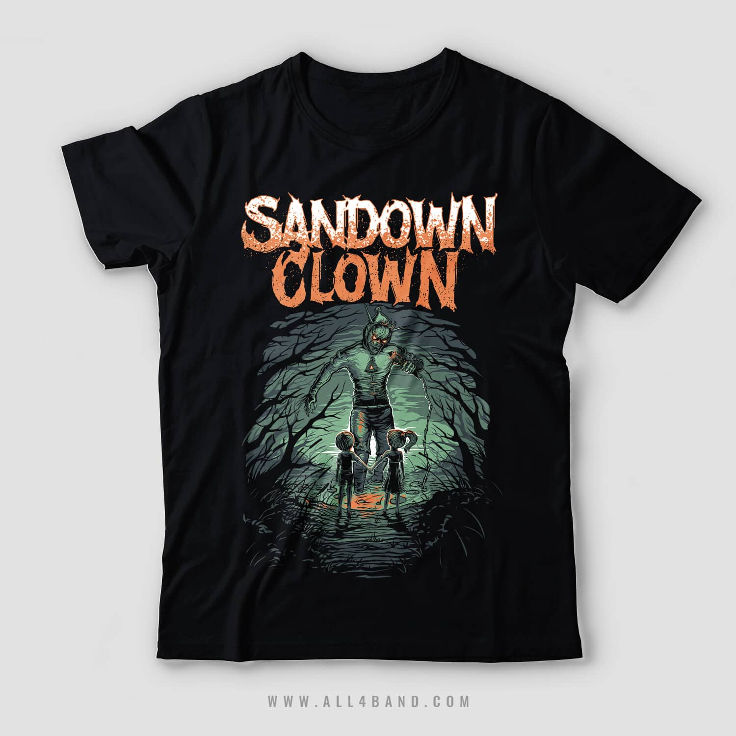 Shirt design for Sandown Clown