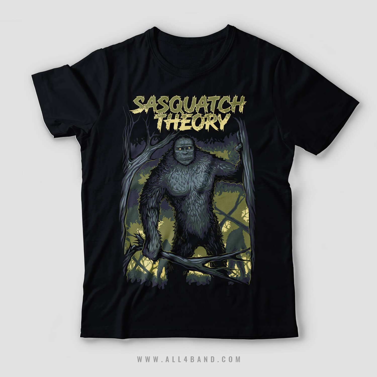 Shirt design for Sasquatch Theory