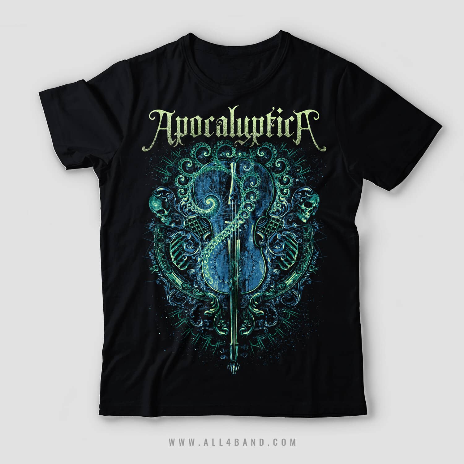 Shirt design for Apocalyptica
