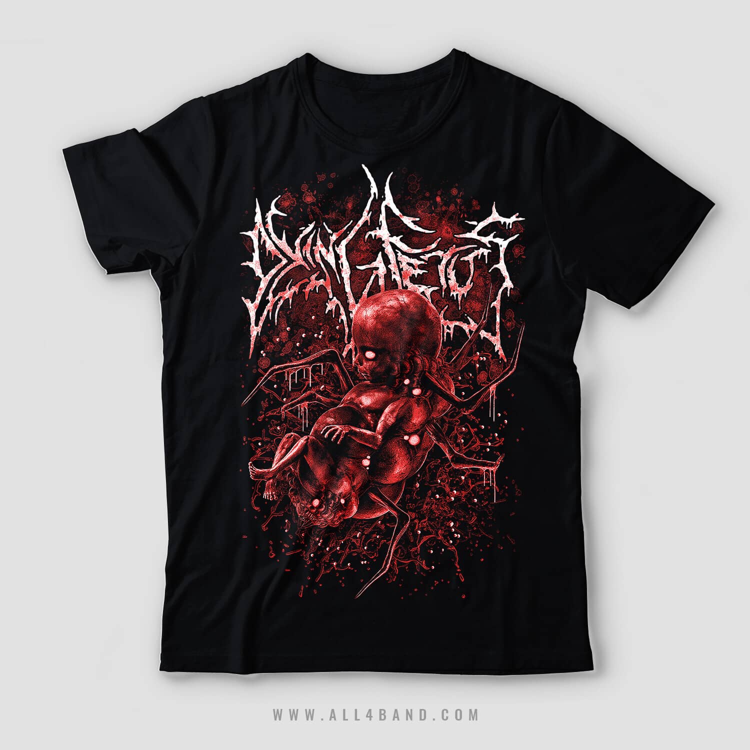 Shirt design for Dying Fetus