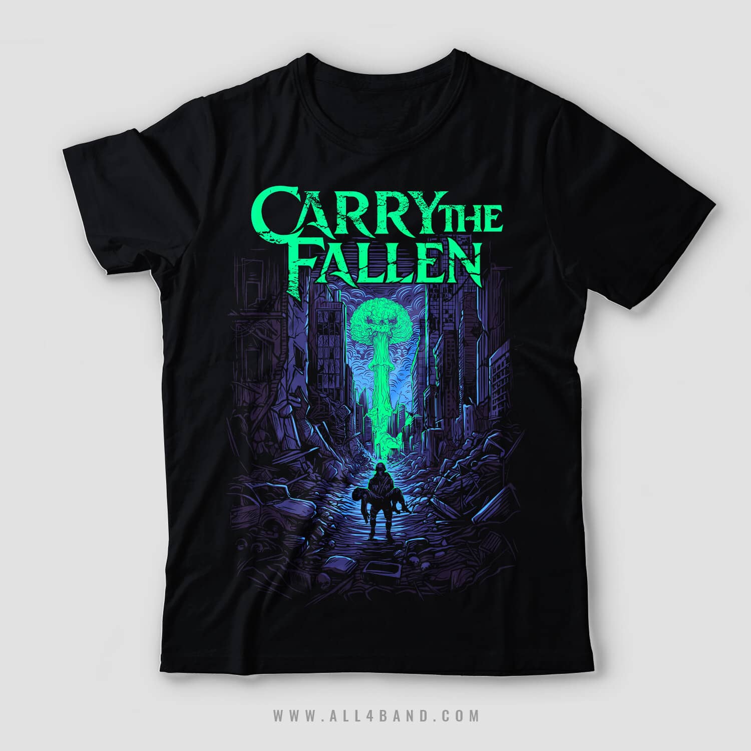 Shirt design for Carry The Fallen