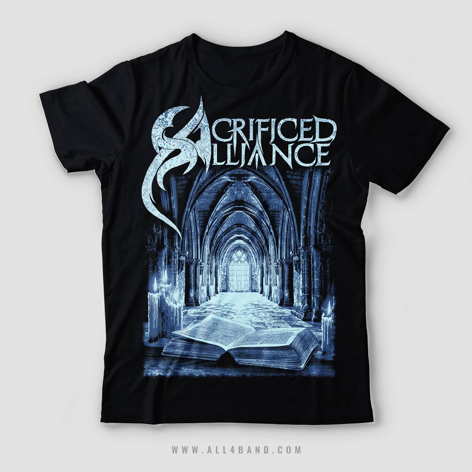 Shirt design for Sacrificed Alliance