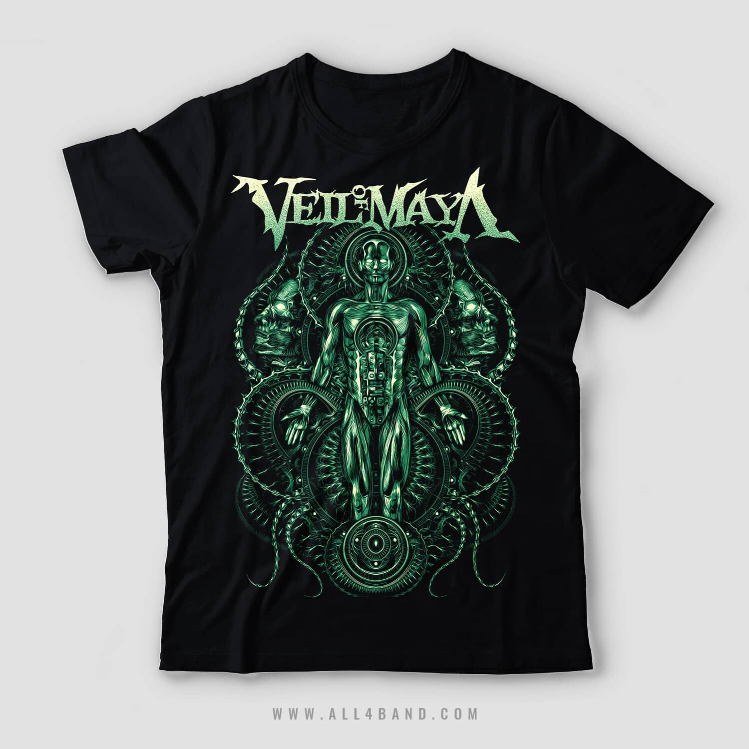 Shirt design for Veil Of Maya