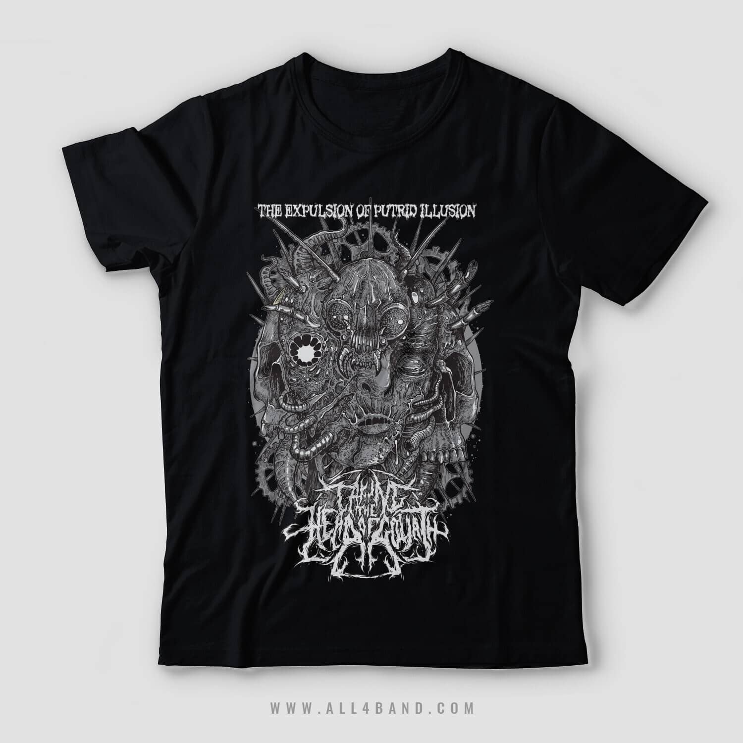 Shirt design for Taking the Head of Goliath