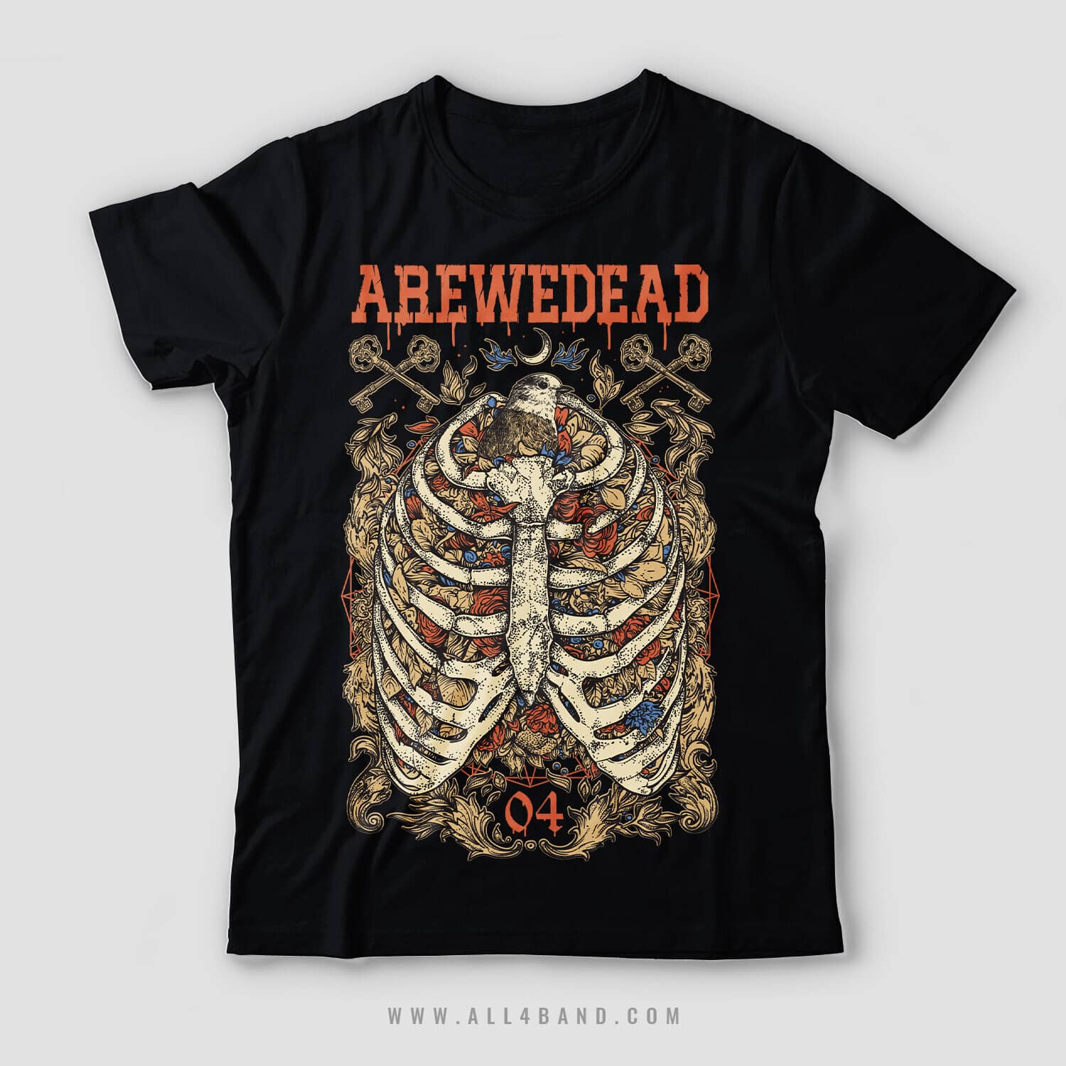 Shirt design for Are We Dead