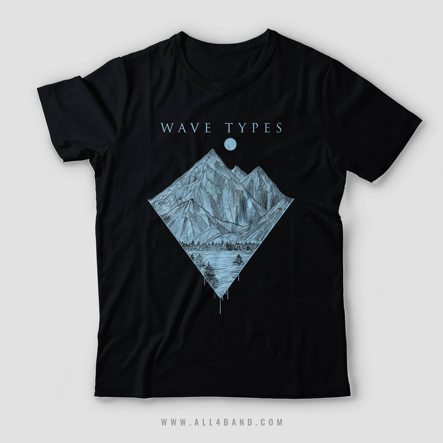 Shirt design for Wave Types
